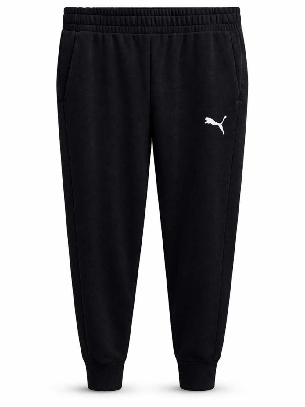 🛍️ Puma Black Joggers Mens XL Cotton Blend Athletic Sweatpants